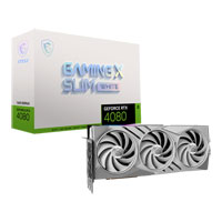 MSI NVIDIA GeForce RTX 4080 16GB GAMING X SLIM WHITE Ada Lovelace Graphics Card