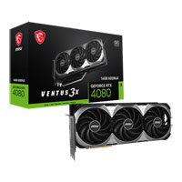 MSI NVIDIA GeForce RTX 4080 16GB VENTUS 3X E OC Ada Lovelace Graphics Card