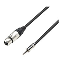 Adam Hall Cables 3m Neutrik XLR female to Minijack TRS Cable