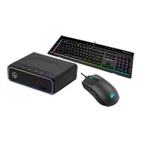 IOGEAR KeyMander Nexus KVM Switch & Corsair K55 RGB PRO XT Keyboard & Corsair SABRE Mouse Bundle