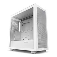 NZXT H7 Flow White Mid Tower Tempered Glass Open Box PC Gaming Case