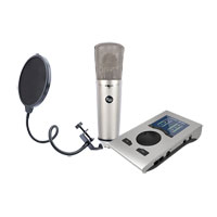 RME Babyface Pro FS + Warm Audio WA-87 Mic + Pop Filter