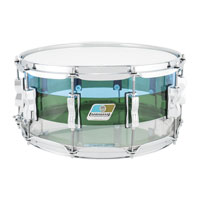 Ludwig Vistalite 14x6.5" 50th Anniversary Snare - Blue/Green/Clear