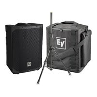 Electrovoice Everse8 Portable PA System, Tote Bag & Stand Bundle