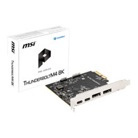 MSI 2 Port Thunderbolt 4 Open Box PCI Express Add-in Card