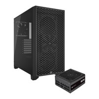 Corsair 3000D Airflow Black Chassis + Corsair RM750 PSU Bundle