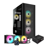 Corsair 7000X RGB Black + Corsair iCUE H170i ELITE LCD XT Black AIO + RM1000x Bundle