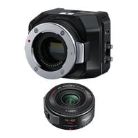 Blackmagic Design Micro Studio Camera 4K G2 with Lumix 14-42mm Lens Bundle