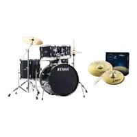 Tama STAGESTAR, 22" 5pc Kit with Hardware w/ ZP1418, Black Night Sparkle