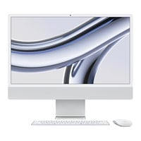 Apple iMac 24" Silver All in One M3 Chip 512GB SSD 4.5K Retina Display Desktop