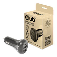 Club3D CAC-1921 In Car 36W USB Type C/A Charger