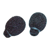 Rycote Miniature Black Lavalier Foam (2 Pack)