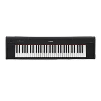 Yamaha NP-15 Piaggero Portable Piano-Style Keyboard - Black