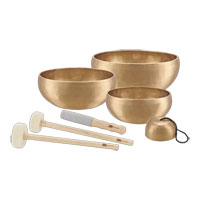 Meinl 4-Piece Cosmos Therapy Series Singing Bowl Set, 250/1000/1500/2000G - SB-C-4750