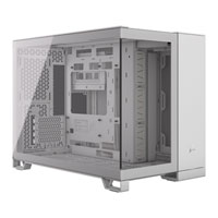 Corsair 2500X White Dual Chamber Tempered Glass Micro ATX PC Case
