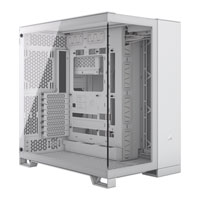 Corsair 6500X White Dual Chamber Tempered Glass Mid Tower PC Case
