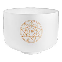 Meinl Sonic Energy Solfeggio Crystal Singing Bowl 10"", Fa 639 Hz, Note D#4