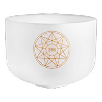 Meinl Sonic Energy Solfeggio Crystal Singing Bowl 10"", Ut 396 Hz, Note G4