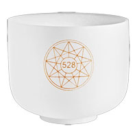 Meinl Sonic Energy Solfeggio Crystal Singing Bowl 8"", Mi 528 Hz, Note C5