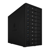 ICY BOX 10 Bay USB 3.1 Gen2 Open Box Storage Enclosure