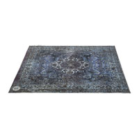DRUMnBASE Vintage Persian Stage Rug Blue - 185x160cm