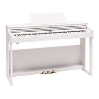 Roland RP701-WH -Digital Upright Piano, White