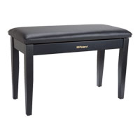 Roland RPB-D100BK Duet Piano Bench with Storage Compartment, Satin Black