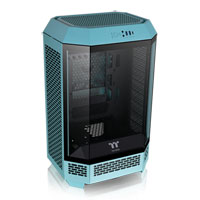 Thermaltake The Tower 300 Turquoise Micro Tower Tempered Glass PC Gaming Case