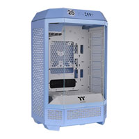 Thermaltake The Tower 300 Hydrangea Blue Micro Tower Tempered Glass PC Gaming Case