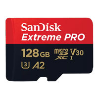 SanDisk 128GB Extreme PRO Micro SD UHS-I Memory Card