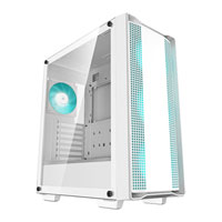 DeepCool CC560 V2 White Mid Tower Tempered Glass PC Gaming Case