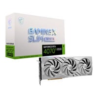 MSI NVIDIA GeForce RTX 4070 Ti SUPER 16GB GAMING X SLIM WHITE Ada Lovelace Graphics Card