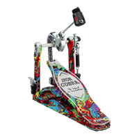 TAMA Iron Cobra 900 Marble Psychedelic Rainbow Power Glide Single Pedal w/Carrying Case