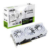 ASUS NVIDIA GeForce RTX 4070 Ti SUPER 16GB TUF Gaming WHITE OC Ada Lovelace Graphics Card