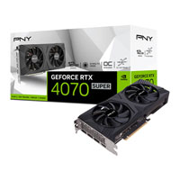 PNY NVIDIA GeForce RTX 4070 SUPER 12GB VERTO OC Dual Fan Ada Lovelace Graphics Card