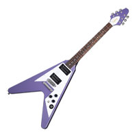 Epiphone Kirk Hammett 1979 Flying V (Incl. Hard Case) Purple Metallic
