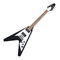 Epiphone Kirk Hammett 1979 Flying V (Incl. Hard Case) Ebony