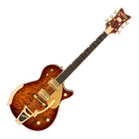 Gretsch LTD Edition G6134TQM-59 Limited Quilt Classic Penguin™ with Bigsby (Forge Glow)