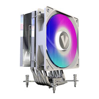 Vida Boreas Intel/AMD White CPU Cooler with Dual 120mm Fans