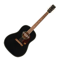 Gretsch Jim Dandy Deltoluxe Dreadnought Acoustic-electric Guitar - Black