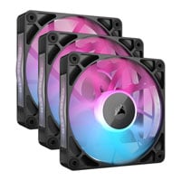 Corsair iCUE LINK RX120 RGB Black Triple 120mm PWM Fan Starter Kit 3 Pack