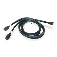 Micro SATA Cables 1m HD Mini SAS Dual Port x8 (8i) SFF-8643 to 2 port x4 (4i) SFF-8643 U.2 Enabled