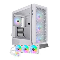 ThermalTake Ceres 500 ARGB TG Snow Chassis + ThermalTake TH420 ARGB Sync AIO Bundle