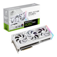ASUS NVIDIA GeForce RTX 4080 SUPER 16GB ROG STRIX OC White Edition Ada Lovelace Graphics Card