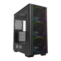 Montech SKY TWO GX Black Mid Tower PC Case with 3x ARGB Fans