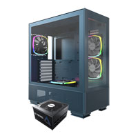 Montech SKY TWO Blue PC Case + Montech CENTURY GOLD G5 850W PSU Bundle