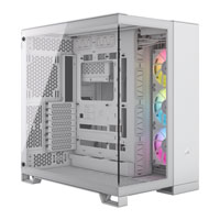 Corsair 6500X RGB White Dual Chamber Tempered Glass Mid Tower PC Case