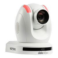Datavideo PTC-285NDI 4K Tracking PTZ Camera (White)