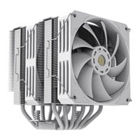 GameMax Twin600 White Intel/AMD CPU Cooler with 120mm PWM Fan