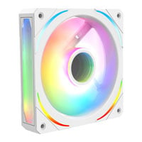 CiT Pro Lightning 120mm Three-Sided Infinity ARGB White PWM Fan